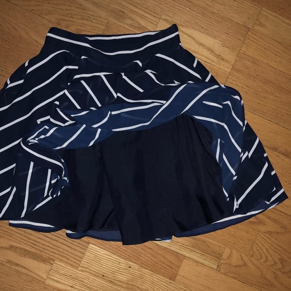 Maison Jules Striped Circle Skirt Navy White - Picture 3 of 7